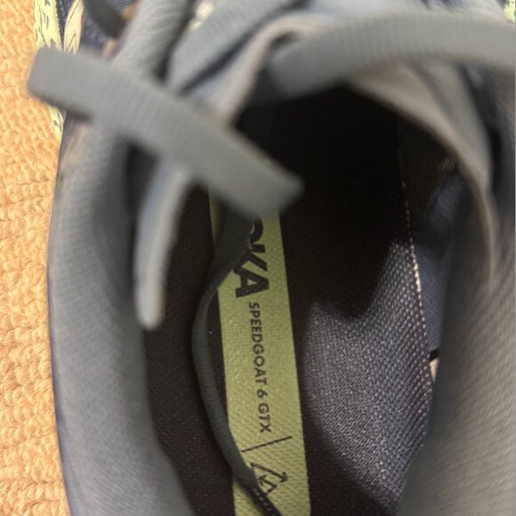 Women's HOKA Speedgoat 6 GTX Size 7, Blue - Picture 3 of 3